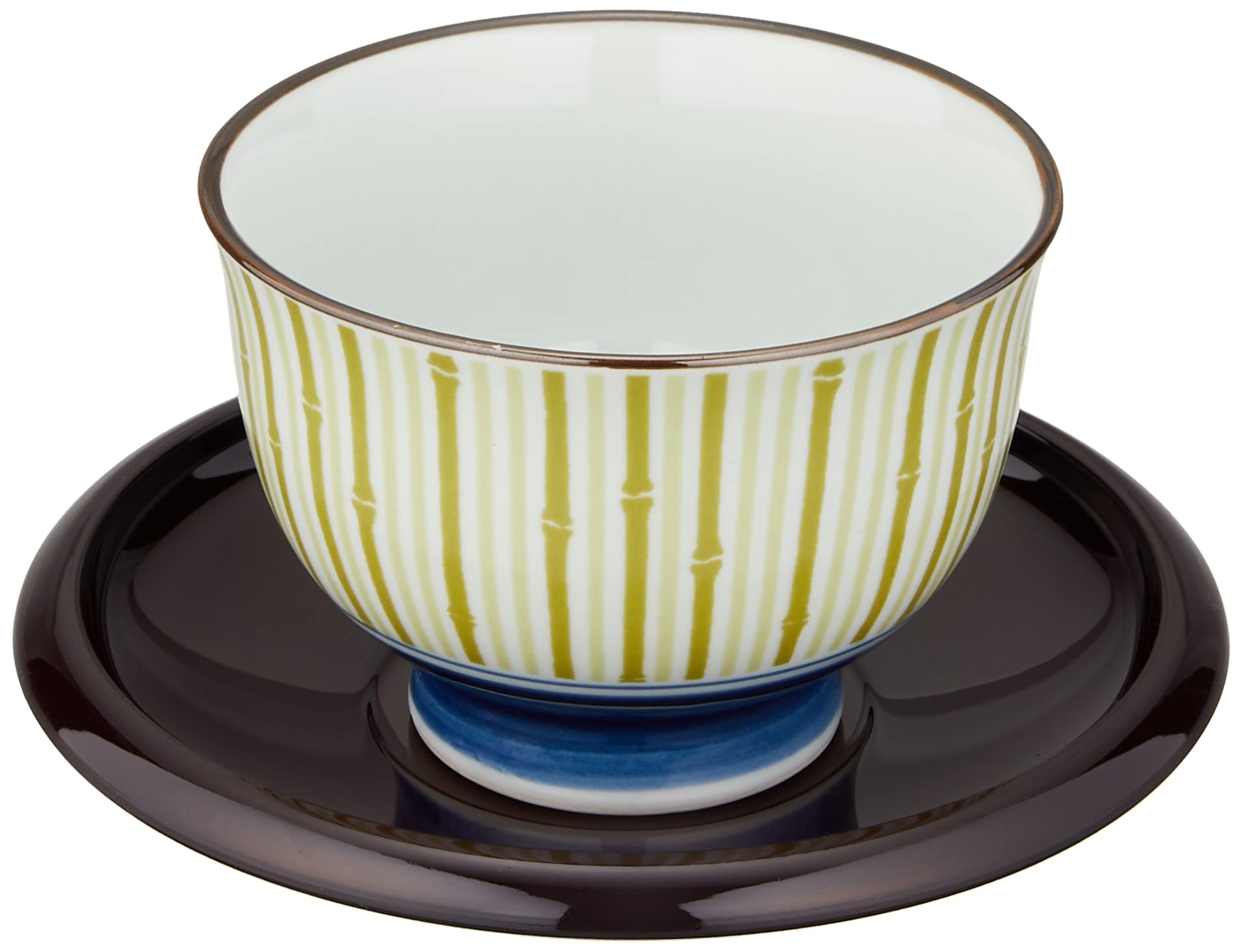 Saikai Pottery 19911 Teacup Set with Tea Cup, Bamboo Tokusa